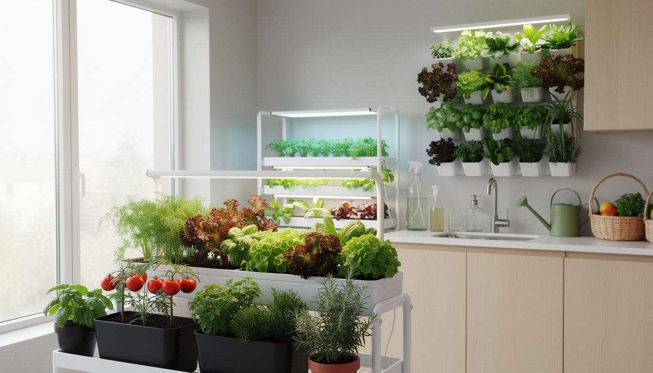 découvrez comment créer un potager d'intérieur pour cultiver vos légumes toute l'année et profiter de produits frais chez vous, quelles que soient les saisons.